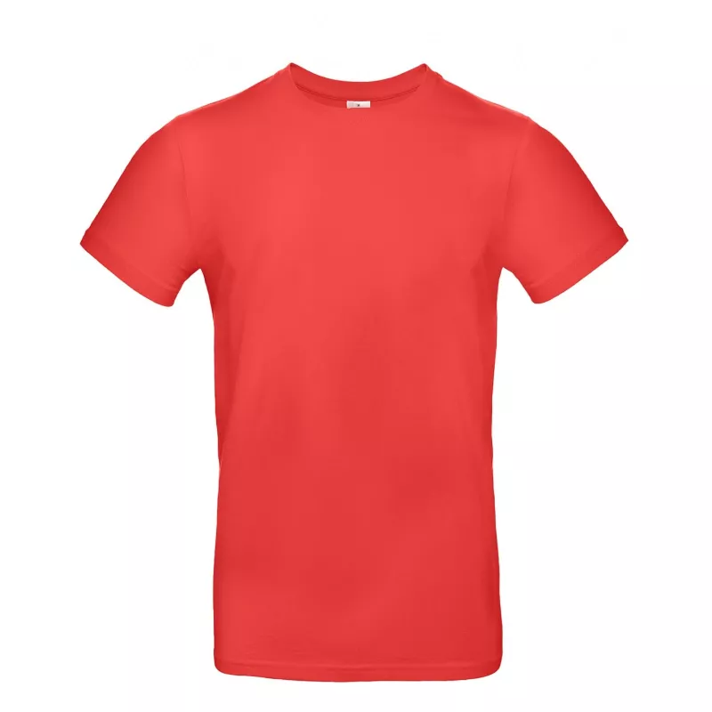 Koszulka reklamowa 185 g/m² B&C #E190 - Susnet orange (236) (TU03T/E190-SUNSET ORANGE)