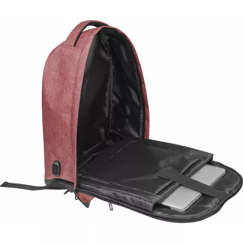 Plecak z USB - czerwony (6358905)