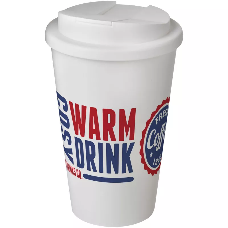 Americano® 350 ml tumbler with spill-proof lid - Biały (21069503)