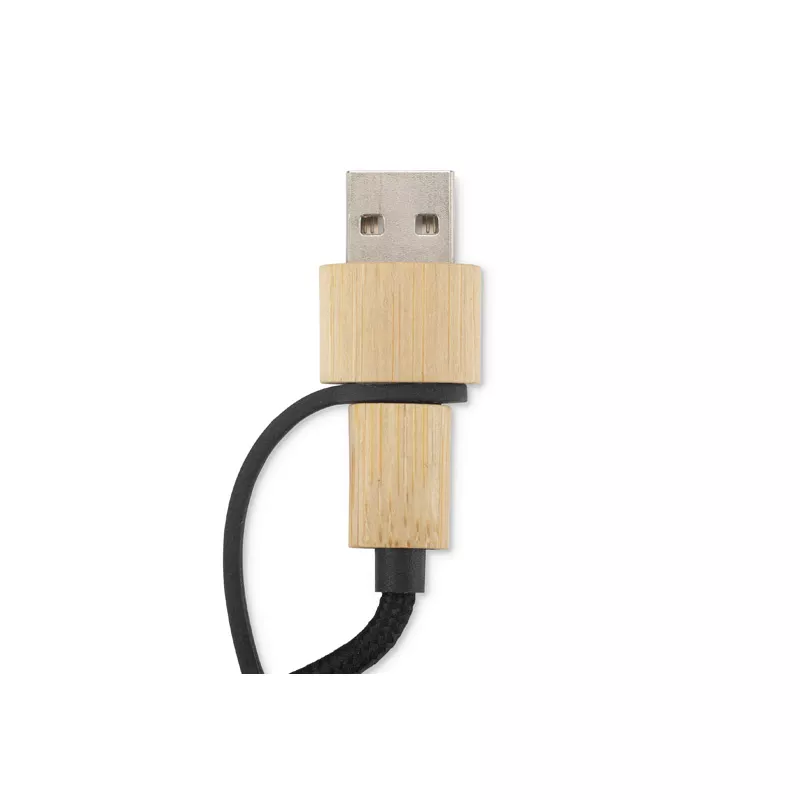 Kabel USB 4 w 1 GLOWIK - czarny (09187-02)