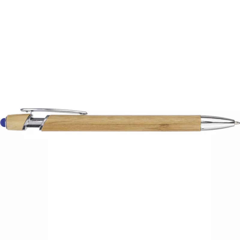 Bambusowy długopis, touch pen - granatowy (VA442-04)