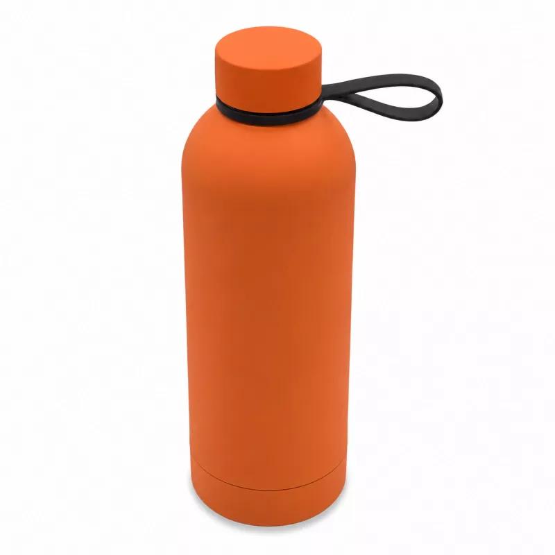 Butelka termiczna z uchwytem Mendoza Duo 500 ml - pomarańczowy (R08993.15)
