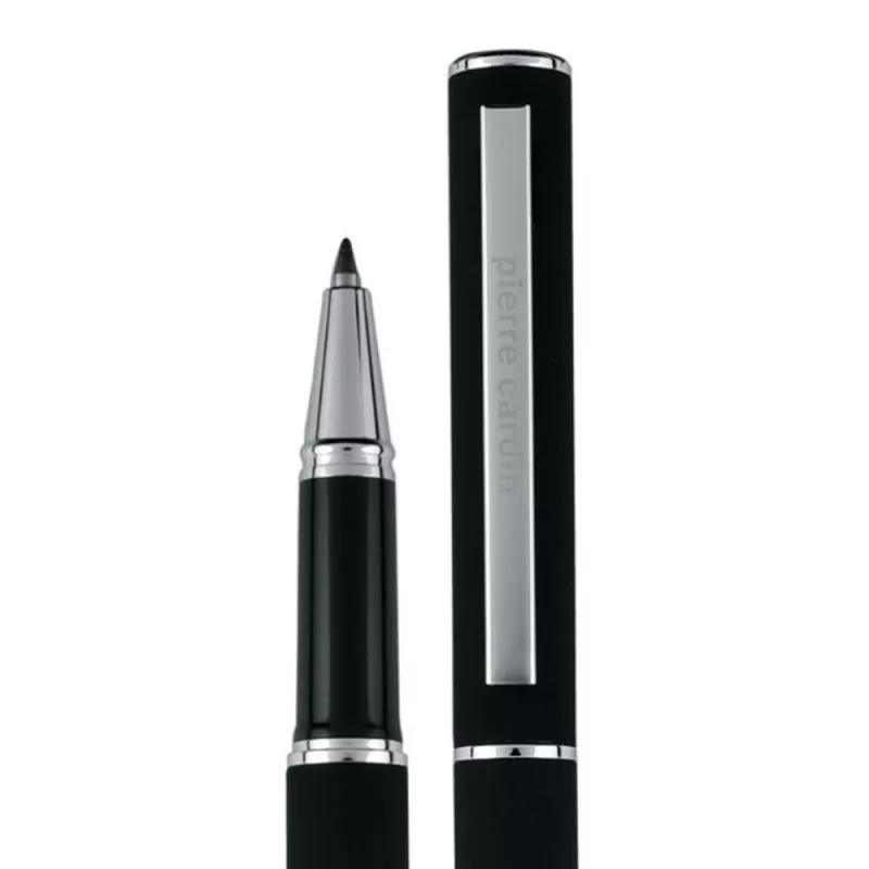 Zestaw etui na wizytówki i pióro kulkowe touch pen CONCORDE Pierre Cardin - czarny (B3500700IP303)