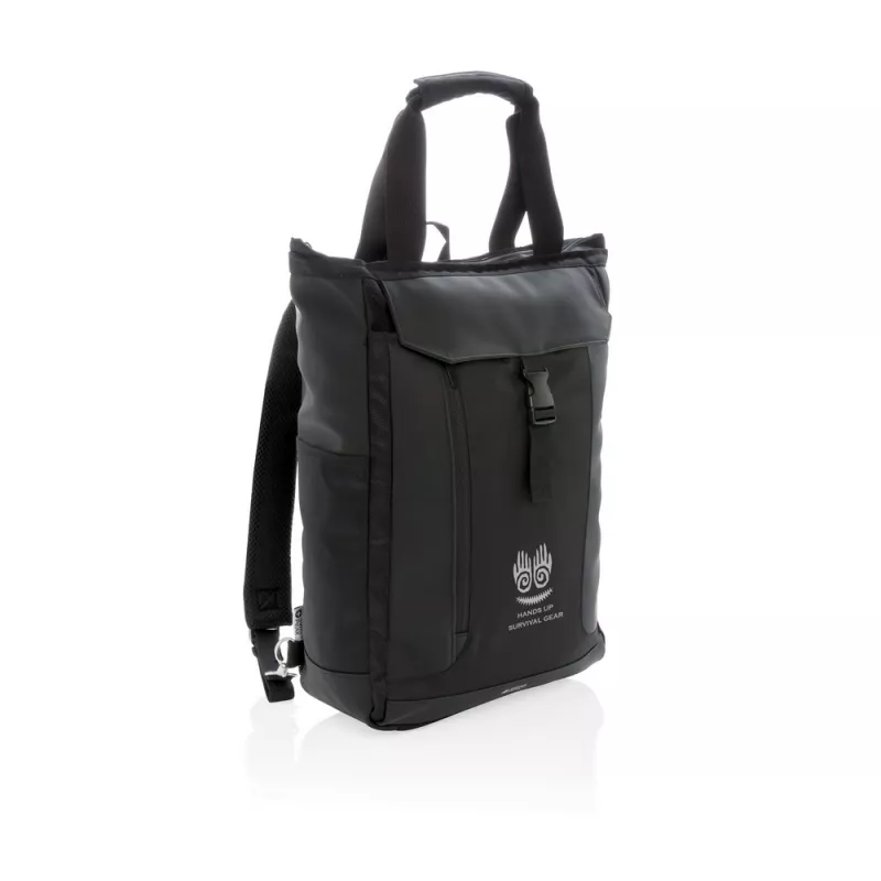 Plecak, torba na laptopa 15" Swiss Peak, ochrona RFID - czarny (P762.451)