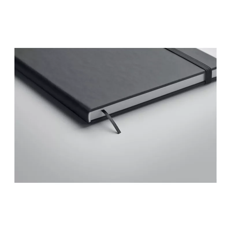 Notes A5 w okładce PU 100 kartek w linię OURS - Czarny (MO6580-03)