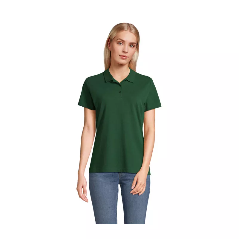 Koszulka polo damska Sol's PULSE WOMEN - Ciemno-Zielony (S04501-BO)