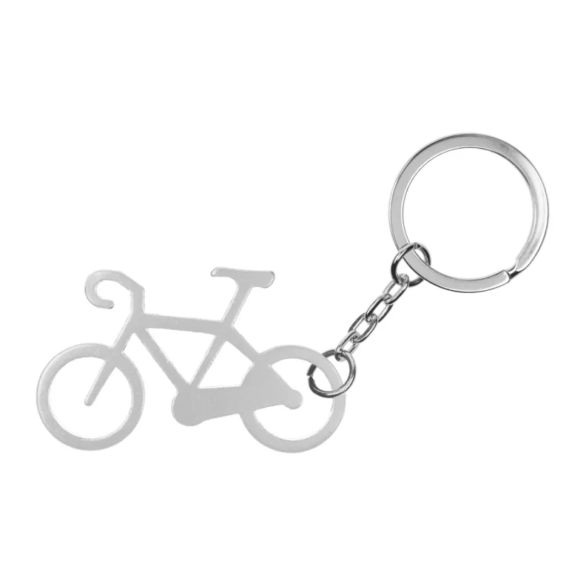 Brelok do kluczy "rower" - srebrny (V8430-32)