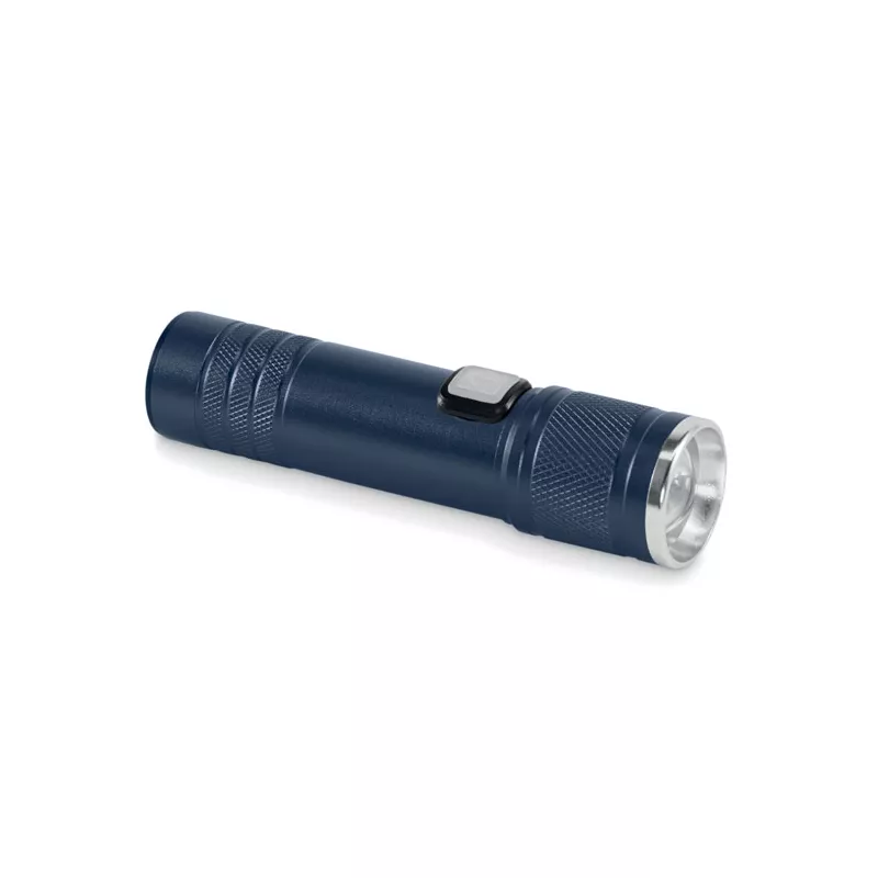 Latarka COB z aluminium z recyklingu FLASHRA - Francuski Granat (MO2724-85)