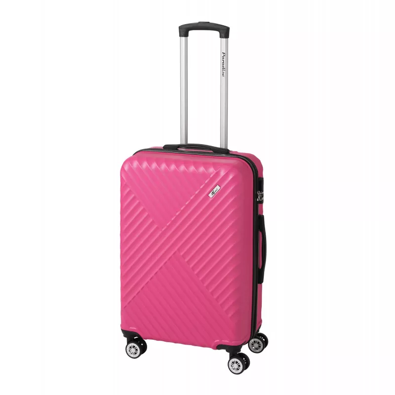 Zestaw walizek - różowy (56-2220008)