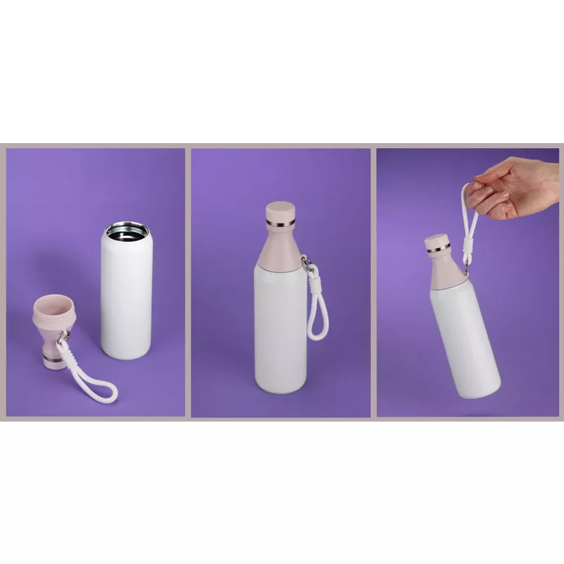 Butelka ELI 500 ml - różowy (16247-21)