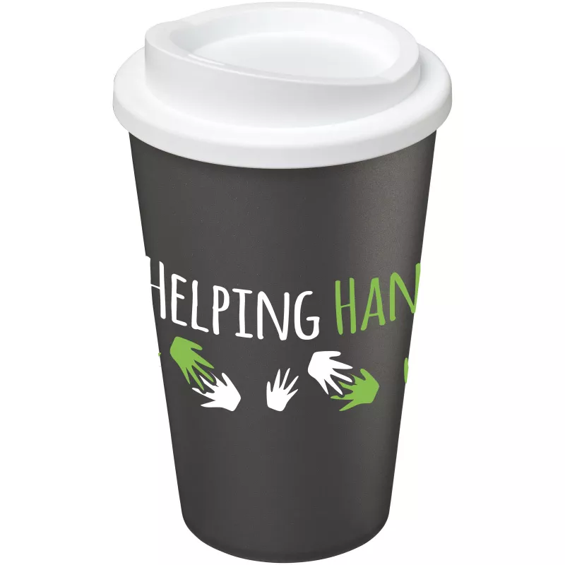 Kubek termiczny z serii Americano® o pojemności 350 ml - Biały-Srebrny (21000125)