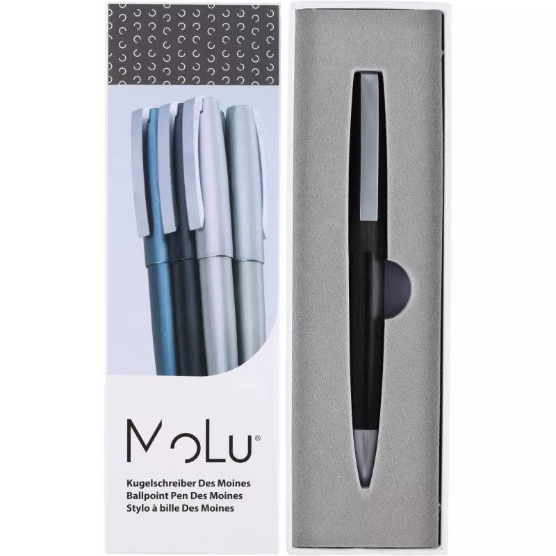 Długopis metalowy DES MOINES MoLu - czarny (533703)