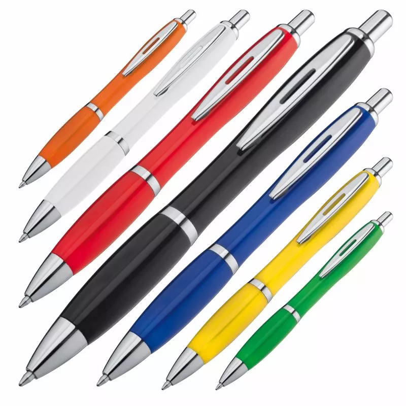 Plastikowy długopis reklamowy WLADIWOSTOCK (jednolity kolor) - zielony (1167909)