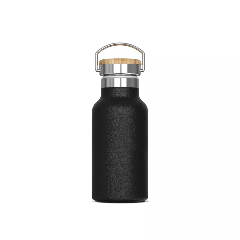 Butelka termiczna z podwójnymi ściankami Ashton 350ml - czarny (LT98881-N0002)