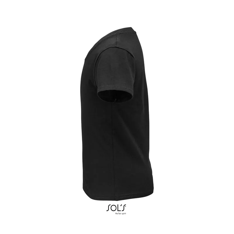 Koszulka dziecięca organiczna Sol's PIONEER KIDS - Deep Black (S03578-DB)