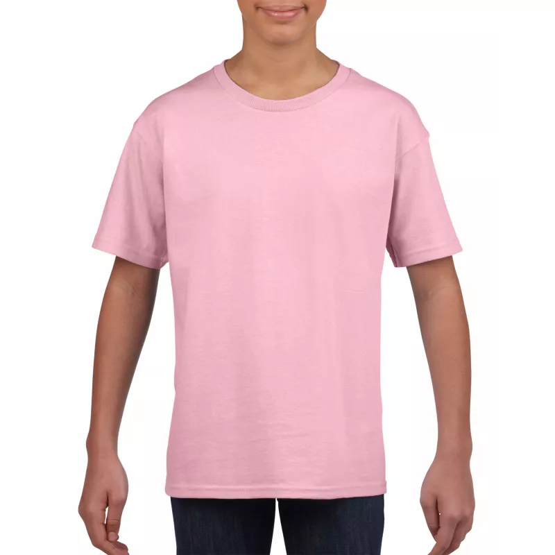 Koszulka bawełniana 150 g/m² Gildan SoftStyle™ - DZIECIĘCA - Light Pink  (64000B-LIGHT PINK)