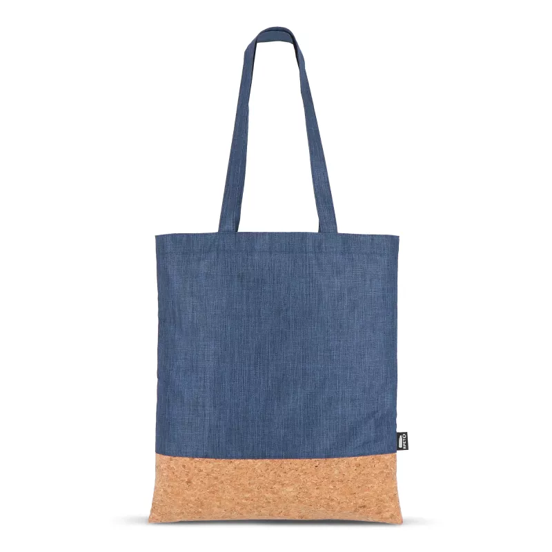 Torba transportowa R-PET i korek 35 x 40 cm - ciemnoniebieski (LT91393-N0010)
