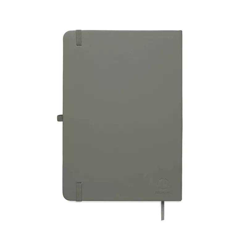 Notes A5 w okładce z PU 96 kartek w linię ARCOLOOP - Kamienny Szary (MO3124-15)