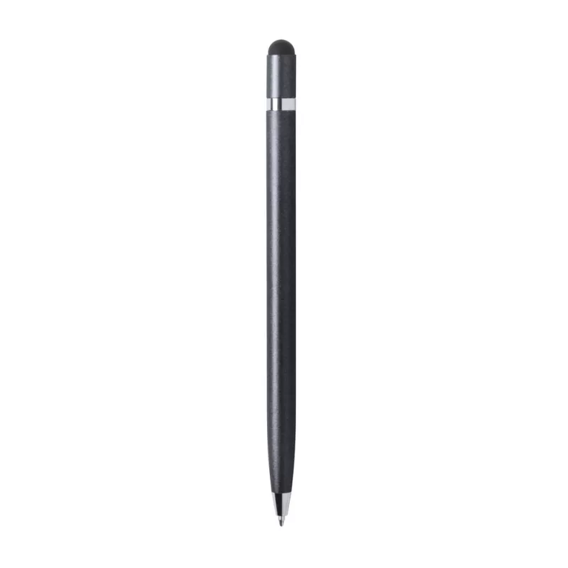 Długopis aluminiowy z touch pen-em - czarny (V1912-03)