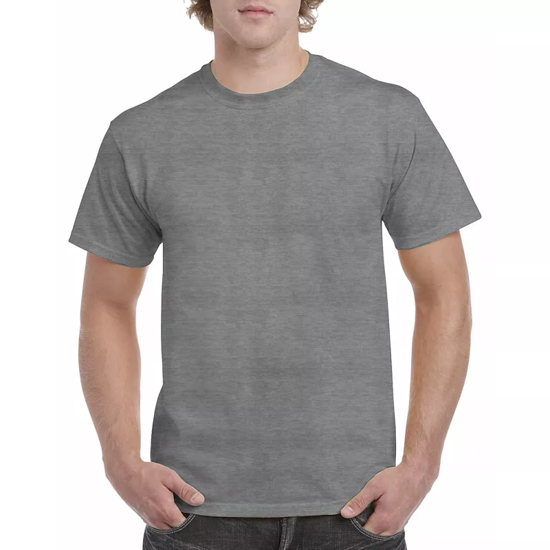 Koszulka bawełniana 180 g/m² Gildan Heavy Cotton™ - Graphite Heather  (5000-GRAPHITE HEATHER)