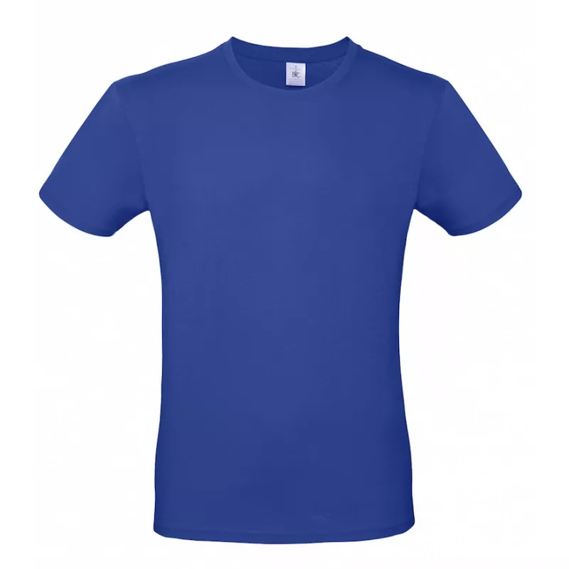 Koszulka reklamowa 145 g/m² B&C #E150 - Cobalt Blue (008) (TU01T/E150-COBALT BLUE)