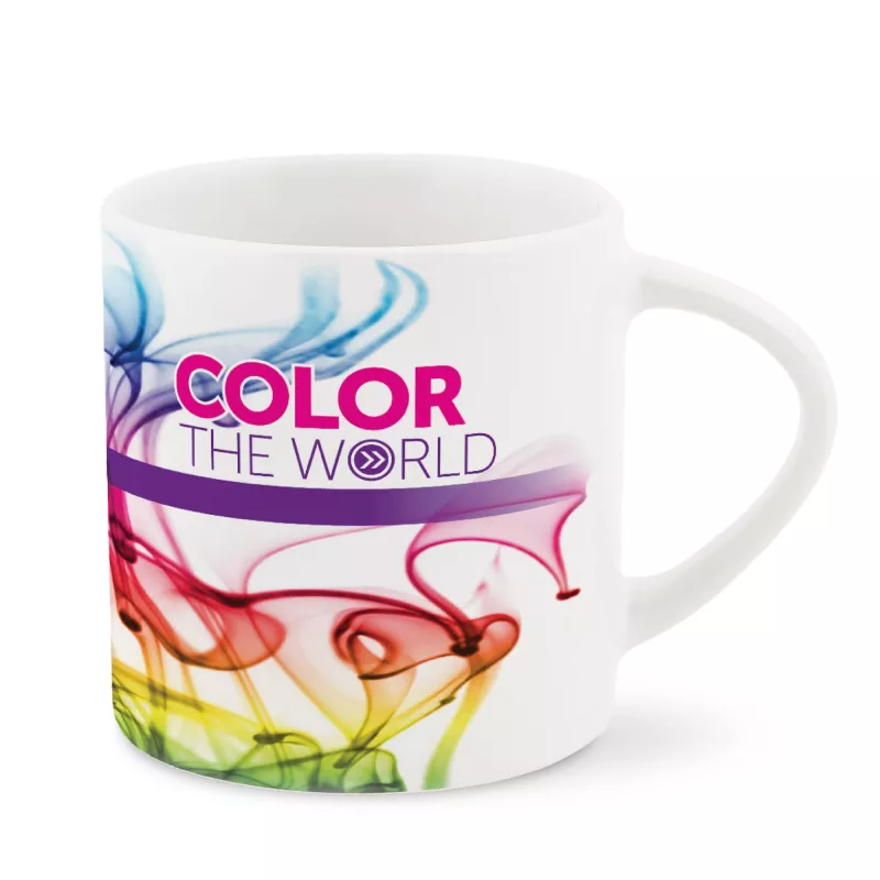 Kubek reklamowy 180 ml z nadrukiem sublimacyjnym full color - biały (LT51163-N0001)