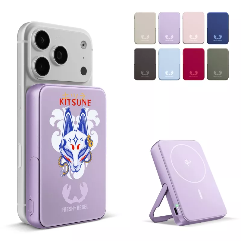 Fresh 'n Rebel Powerbank bezprzewodowy 10000 mAh kompatybilny z MagSafe - ciemnoszary (LT49745-N0060)