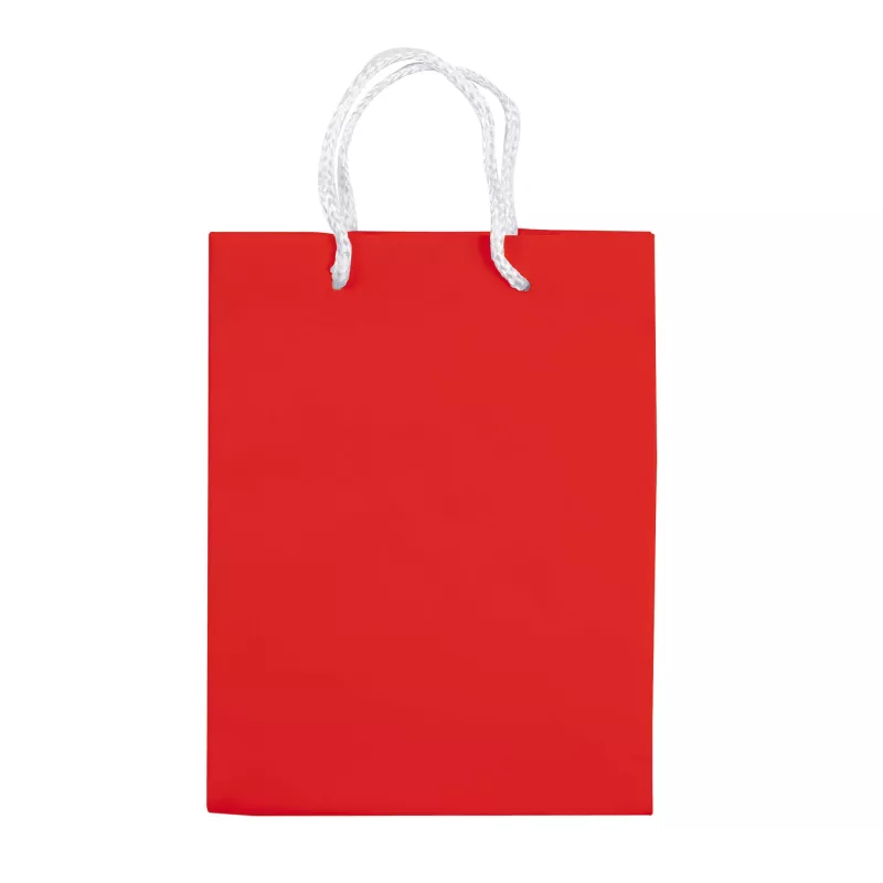 Papierowa torba mała 18x24x8 cm - czerwony (LT91511-N0021)