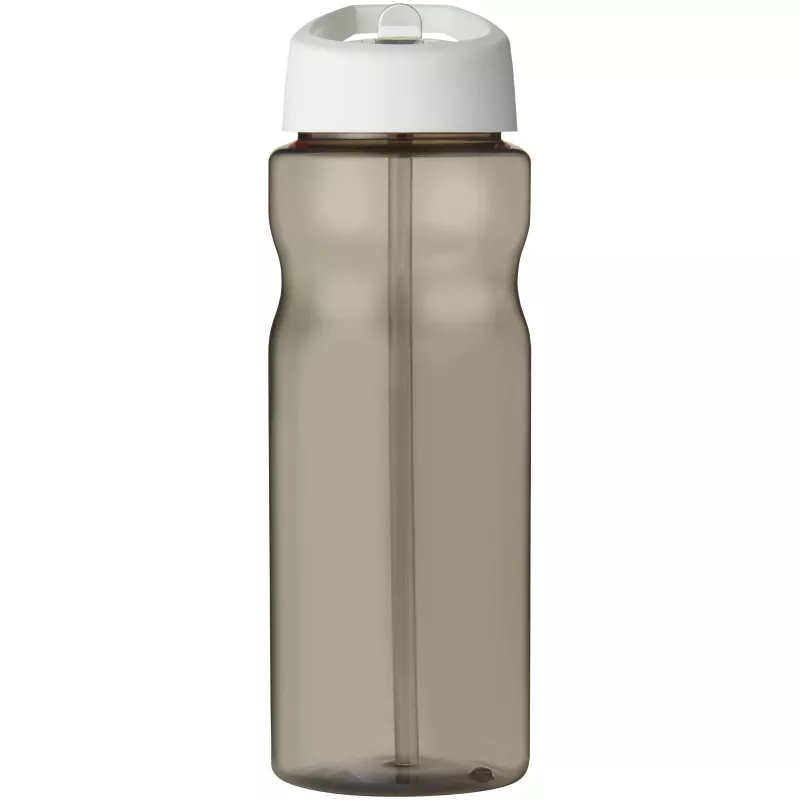 Bidon H2O Eco o pojemności 650 ml z wieczkiem z dzióbkiem - Biały-Ciemnografitowy (21009901)
