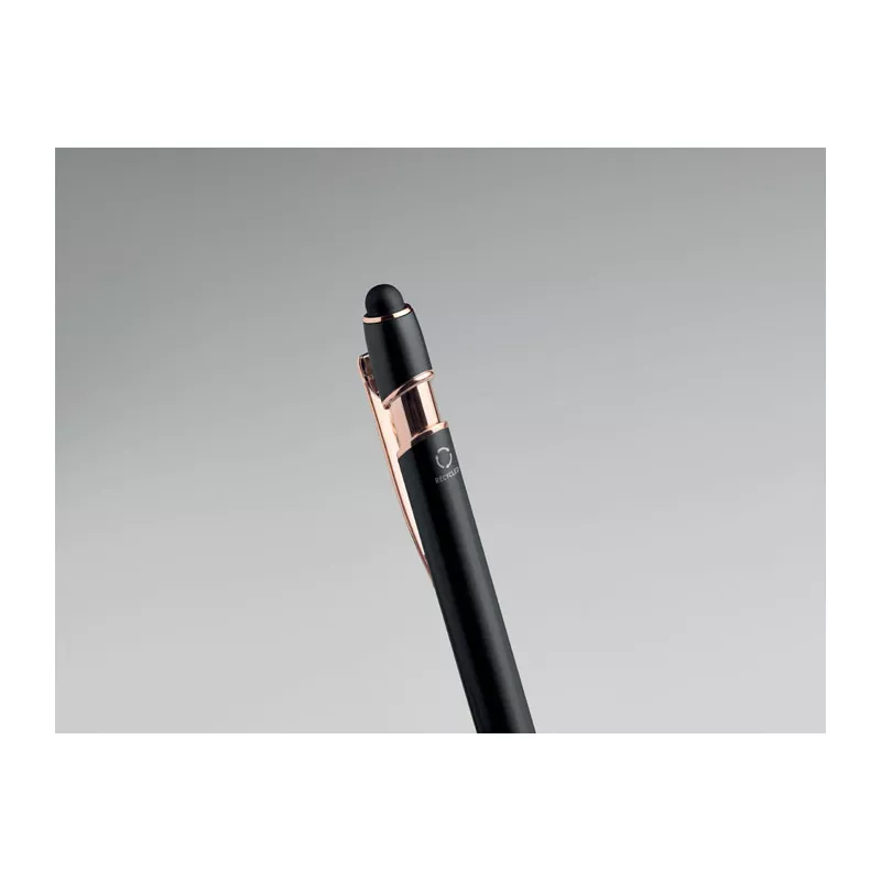 Długopis z aluminium z recyklingu SCRIBBLE - Czarny (MO2380-03)