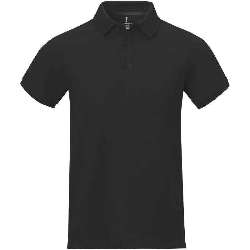 Męskie polo Calgary z krótkim rękawem - Czarny (38080-BLACK)