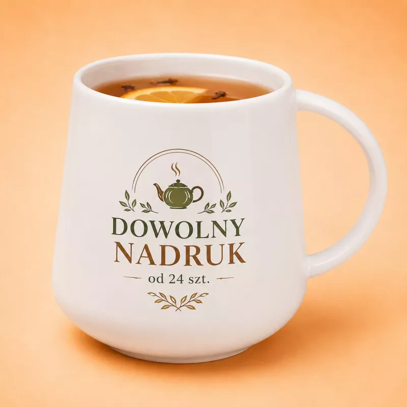 Kubek porcelanowy Melody (350 ml) - biały (M/490-BIAŁY)