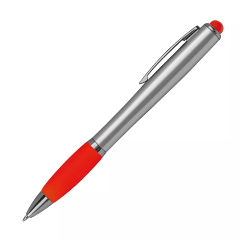 Długopis z podświetlanym logo - czerwony (1076405)