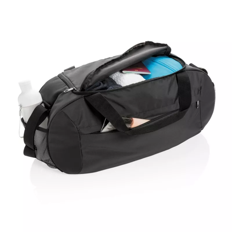 Torba sportowa, podróżna Impact AWARE™ RPET - czarny (P707.141)