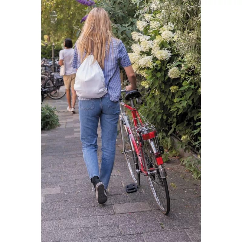 Worek ze sznurkiem Impact AWARE™ RPET - biały (P762.683)