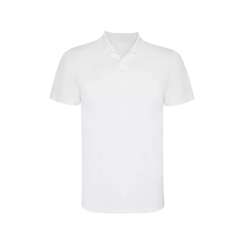 Sportowa koszulka polo z poliestru 150 g/m² ROLY MONZHA 0404 - Biały (R0404-WHITE)