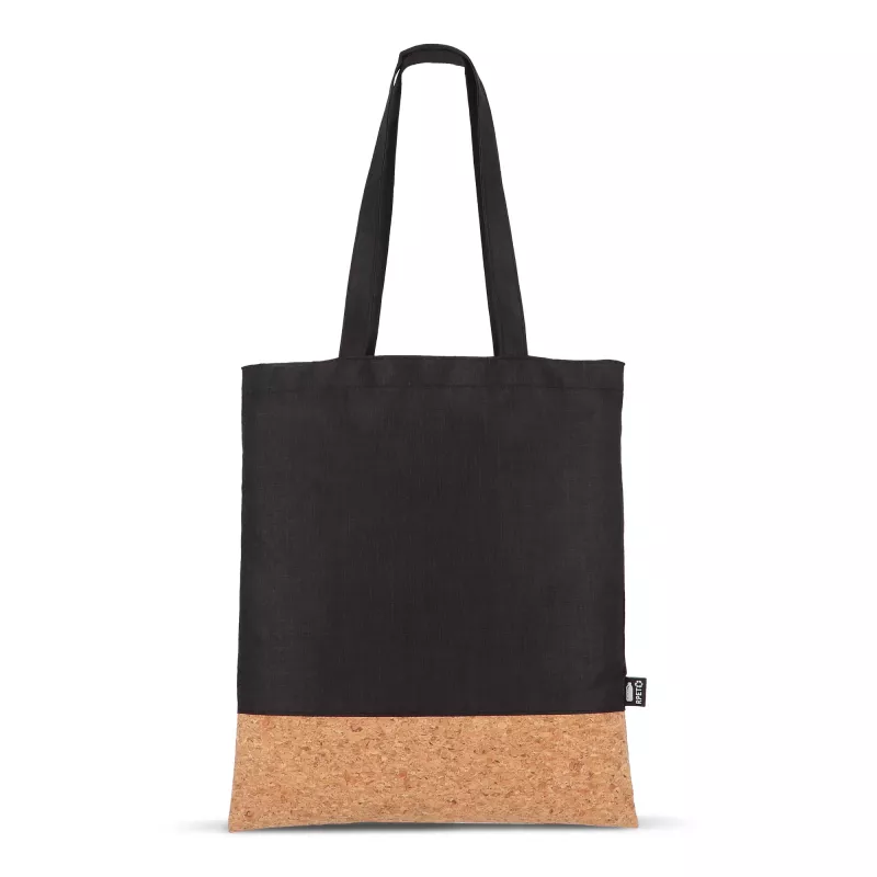 Torba transportowa R-PET i korek 35 x 40 cm - czarny (LT91393-N0002)