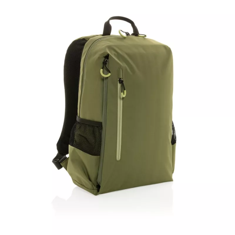 Plecak na laptopa 15,6" Swiss Peak Lima Impact AWARE™, ochrona RFID - zielony, zielony (P763.157)
