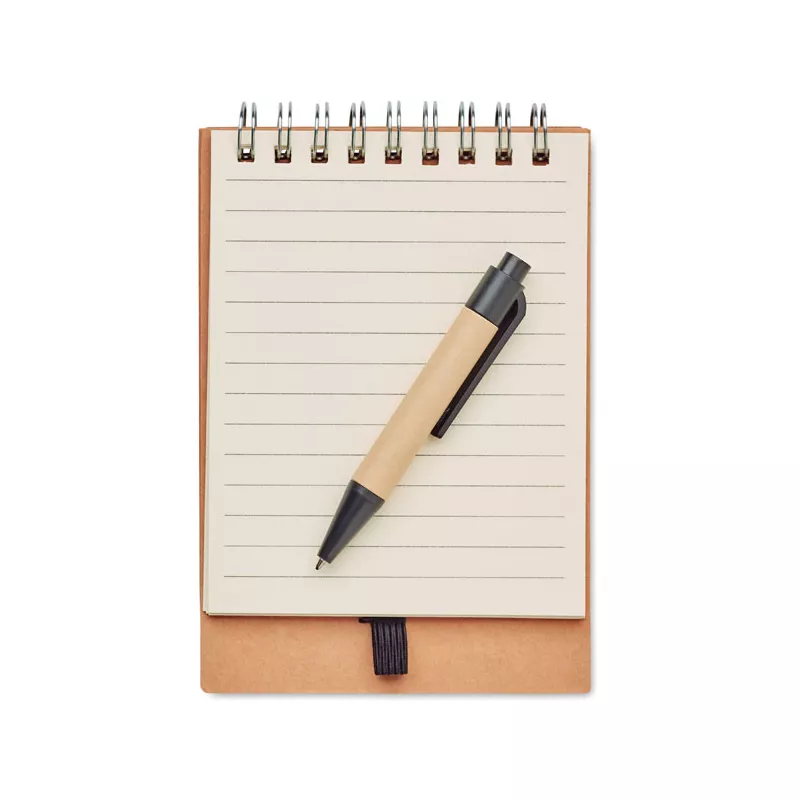 Notes z długopisem 40 kartek w linię MULTIBOOK - Bezowy (MO8107-13)