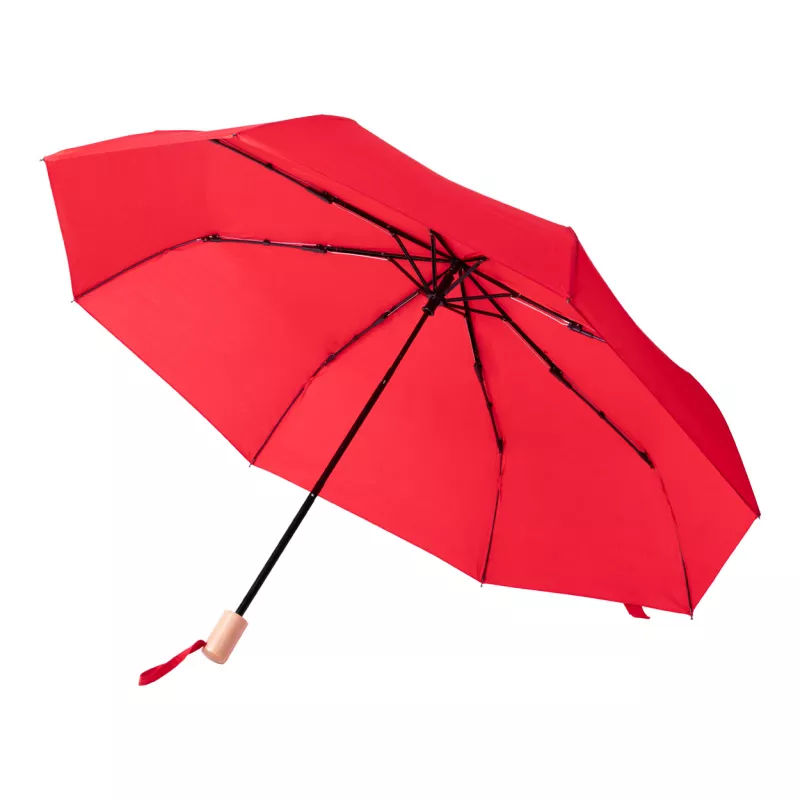 Parasol manualny z RPET Brosian - czerwony (AP721413-05)