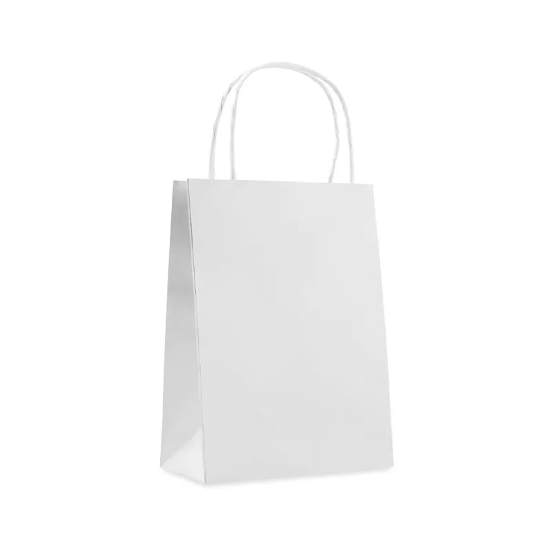 Torba papierowa mała 150 g/m² PAPER SMALL - Bialy (MO8807-06)