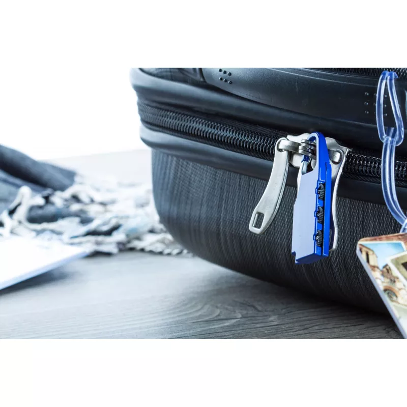 Zanex kłódka do bagażu - niebieski (AP741366-06)