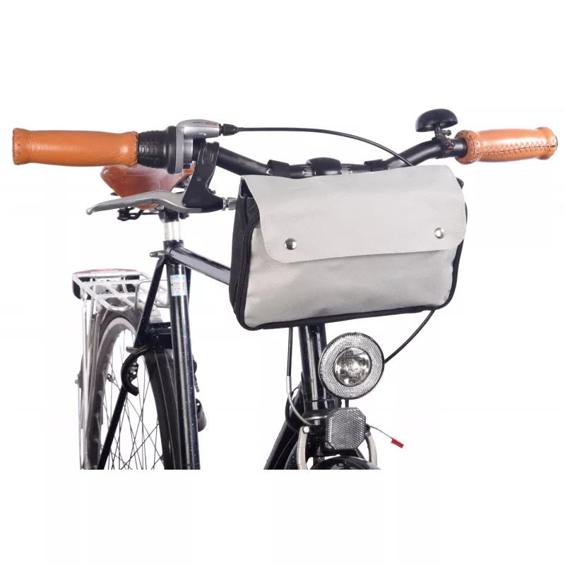 Torba rowerowa na kierownicę BIKE EASY - szary (56-0230505)