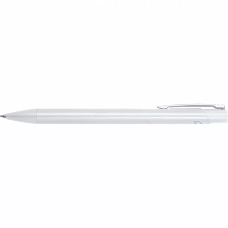 Długopis aluminiowy z recyklingu BILBAO - biały (528006)