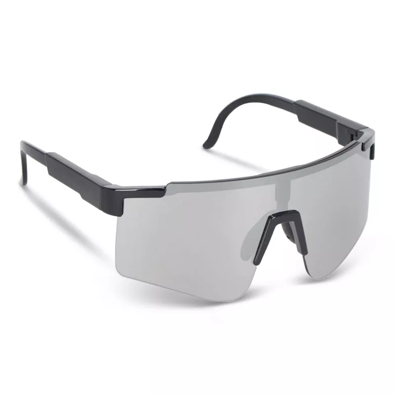 Sportowe okulary przeciwsłoneczne Tom R-PC z lustrzanymi soczewkami UV400 - czarny (LT86730-N0002)