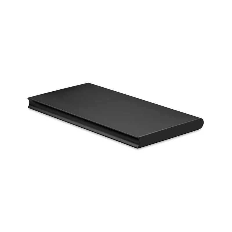 Powerbank płaski aluminiowy 8000 mAh POWERFLAT8 - Czarny (MO8839-03)