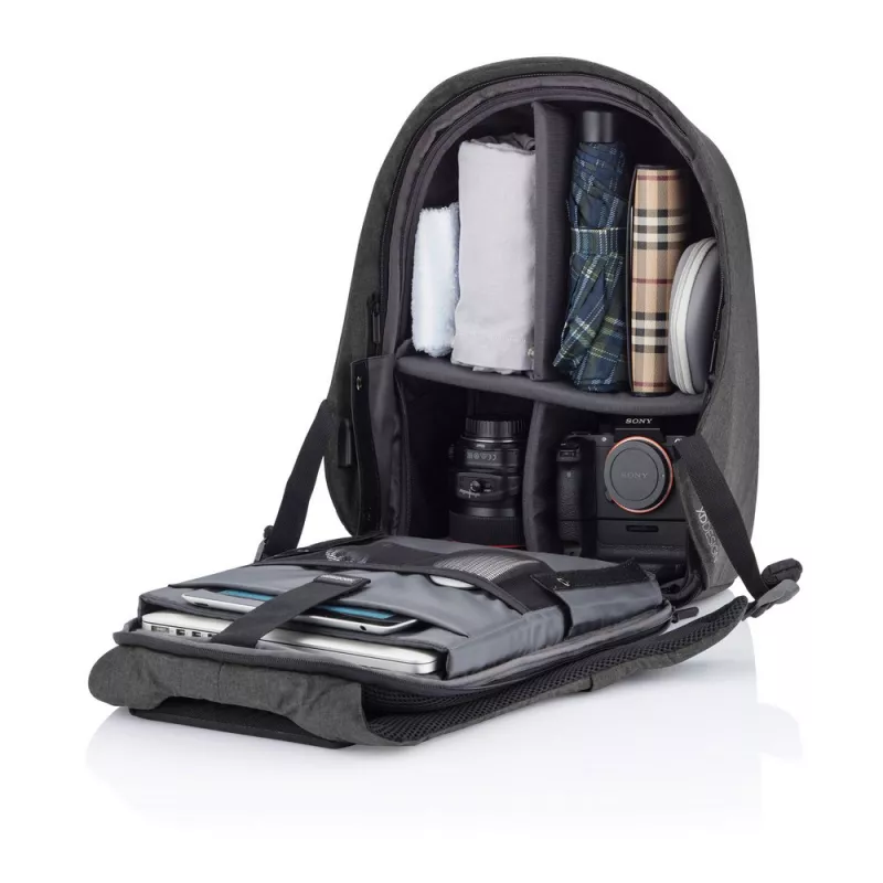 Bobby Hero XL plecak chroniący przed kieszonkowcami - szary, czarny (P705.712)