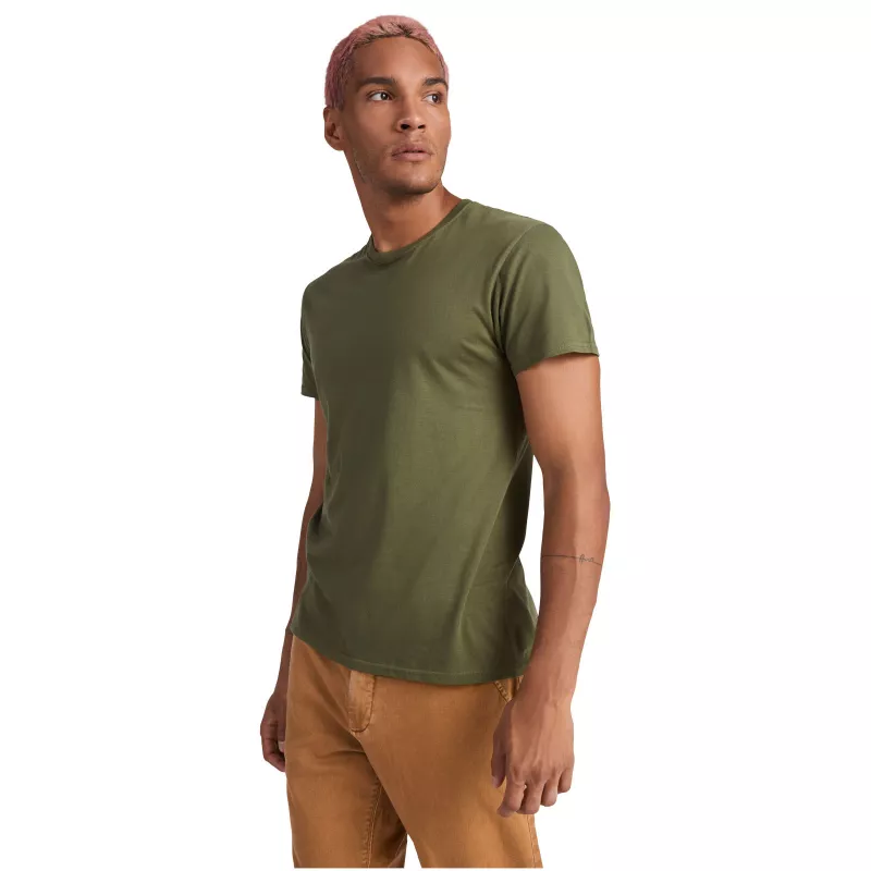Koszulka T-shirt męska bawełniana 155 g/m² Roly Beagle - Butelkowa zieleń (R6554-BOTTLE)