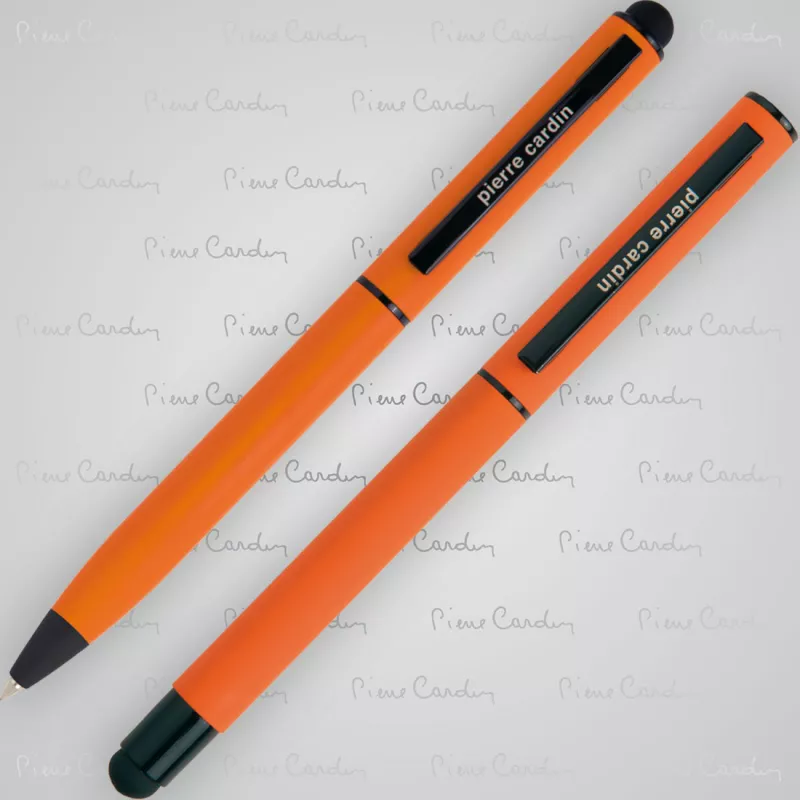 Zestaw piśmienny touch pen, soft touch CELEBRATION Pierre Cardin - pomarańczowy (B0401001IP310)