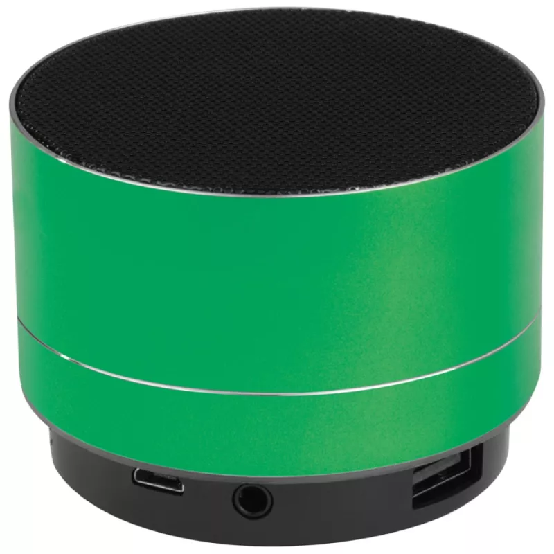 Aluminiowy głośnik reklamowy Bluetooth - zielony (3089909)